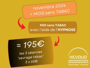 mois sans tabac Hypnose